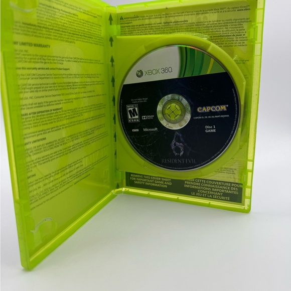 Resident Evil 6 for Xbox 360 by - Green Case - Picture 2 of 4